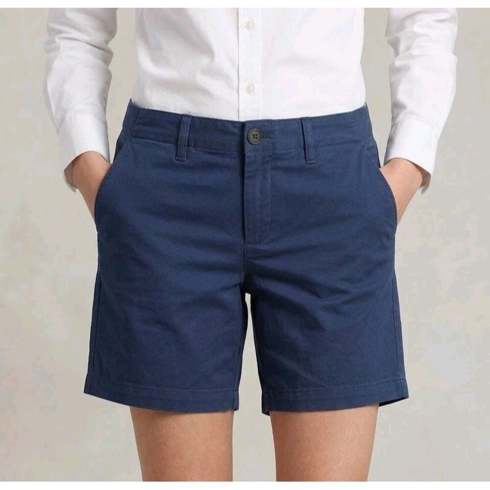 J.Crew Womens Chino Shorts Size 0 Tomato Red Re-Imagined Stretch Preppy...